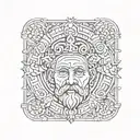 Design a dotwork tattoo featuring a quote from a famous stoic philosopher like Seneca or Marcus Aurelius tattoo design idea