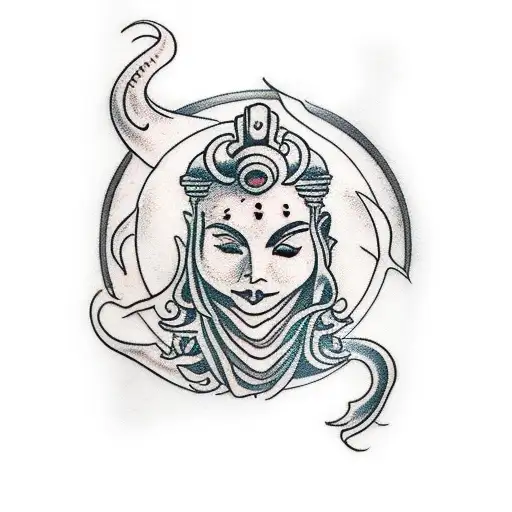 Aquarius with taurus tattoo design idea