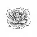Taurus with roses tattoo design idea