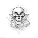 break the rules doodle tattoo design idea