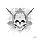 break the rules doodle tattoo design idea