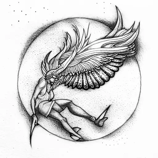 Im not a fan of my Icarus tattoo how would i improve it  rtattooadvice