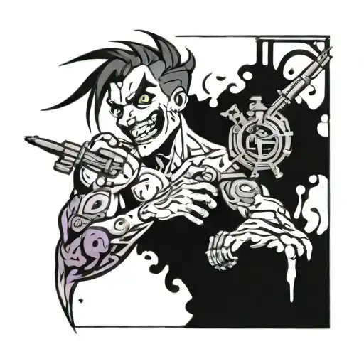 insanity tattoo design idea