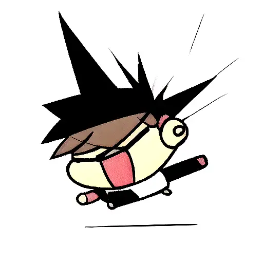 Yuji Itadori Black Flash Scene tattoo design idea