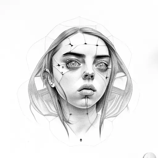 Billie Eilish tattoo design idea