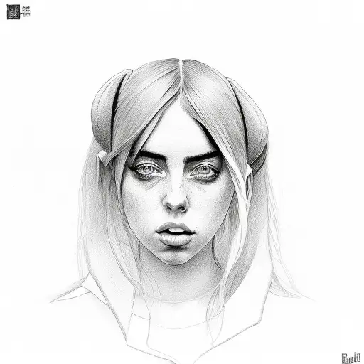 Billie Eilish tattoo design idea