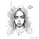 Billie Eilish tattoo design idea