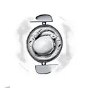 icecream scoop with spatula incased in a circle tattoo design idea