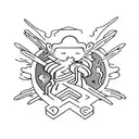 lamentation 3:32 tattoo design idea