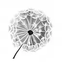 Dandelion tattoo design idea