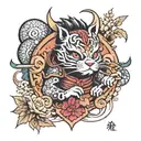 rana samurai tattoo design idea