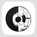 death star tattoo design idea