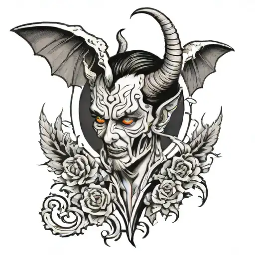lucifer's last tear tattoo design idea