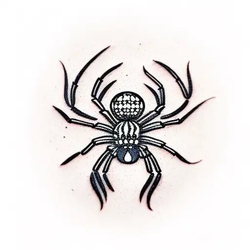 traditional spider tattoo