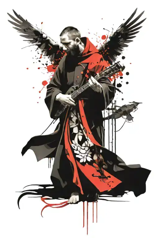 st. francis of assisi tattoo design idea