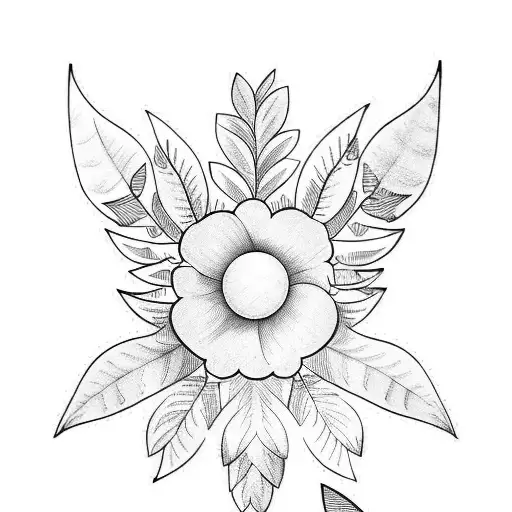 laurel wreath tattoo design idea