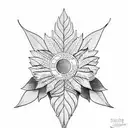 laurel wreath tattoo design idea