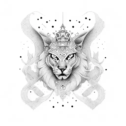 royalty tattoo design idea