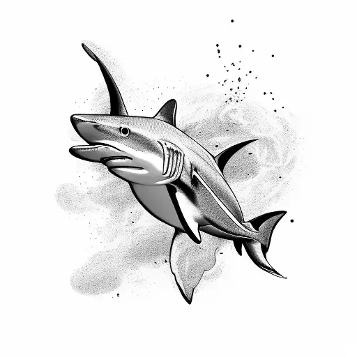 Blacktip Reef Shark tattoo design idea