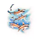 Blacktip Reef Shark tattoo design idea