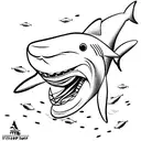 Blacktip Reef Shark tattoo design idea