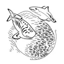 Blacktip Reef Shark tattoo design idea