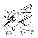 Blacktip Reef Shark tattoo design idea