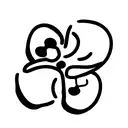 man making a 4 leaf clover tattoo design idea
