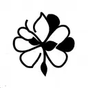 man making a 4 leaf clover tattoo design idea