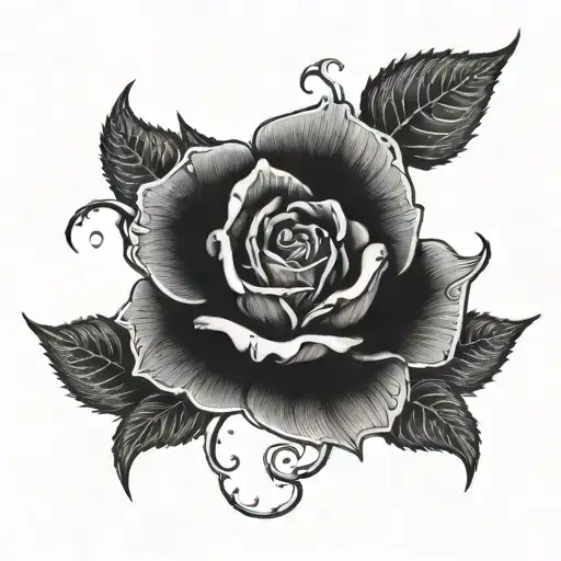 A mix of Celtic and English rose designs with a hidden Scorpio constellation, symbolizing the client's diverse heritage and zodiac sign tattoo design idea