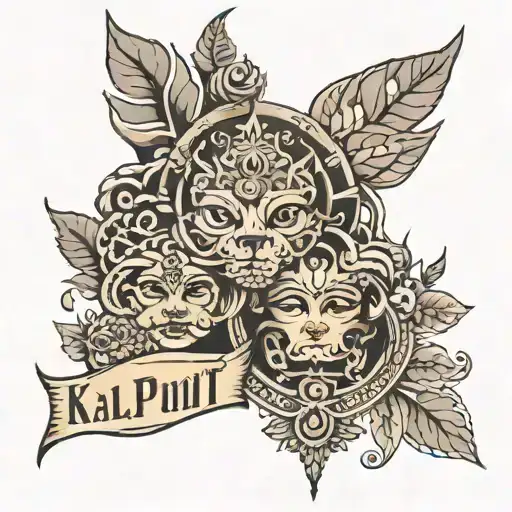 kalpana and punit name tattoo tattoo design idea