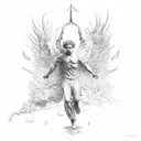 icarus tattoo design idea