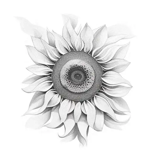 name "Layla" sunflowers tattoo design idea