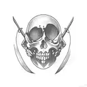 graveyard keeper with shovel tattoo design idea