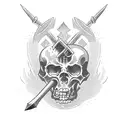 graveyard keeper with shovel tattoo design idea