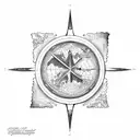 map of cape cod tattoo design idea