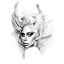 Lady Gaga tattoo design idea