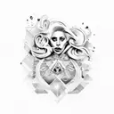 Lady Gaga tattoo design idea