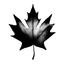 Maple Leaf tattoo design idea