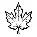 Maple Leaf tattoo design idea
