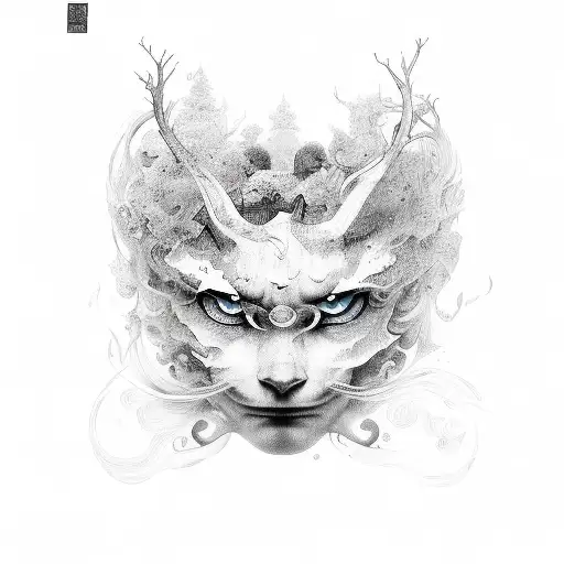 hidden semicolon  tattoo design idea