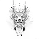 john wick tattoo design idea