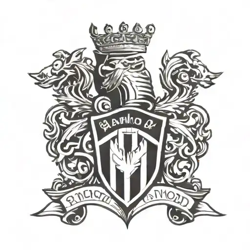 Manchester united and swindon fc emblem merged tattoo design idea