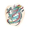 Dragon chino  tattoo design idea