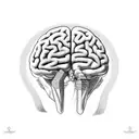 brain comes from open book and evolving tattoo design idea