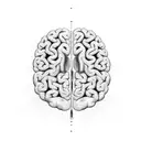 brain comes from open book and evolving tattoo design idea