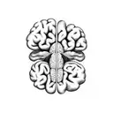 brain comes from open book and evolving tattoo design idea