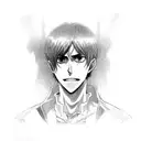 eren yeager's face tattoo design idea