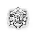 kintsugi tattoo design idea