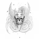 Ophiuchus  tattoo design idea